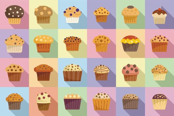 muffin iconos conjunto vector plano. pastel de panadería 12321582 Vector en Vecteezy muffin iconos conjunto vector plano. pastel de panadería 12321582 Vector en Vecteezy