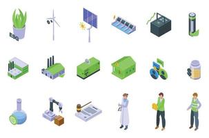 Environment social governence icons set isometric vector. Esg corporate vector