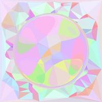 Colorful 3d blurred spherical ball. Vector illustration