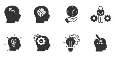 mentoring icons set . mentoring pack symbol vector elements for infographic web