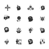 mentoring icons set . mentoring pack symbol vector elements for infographic web