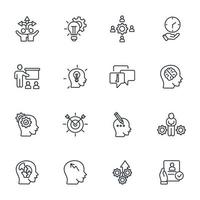 mentoring icons set . mentoring pack symbol vector elements for infographic web