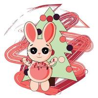 Chinese New Year 2023, the year of the rabbit vector