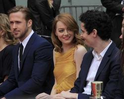 Ryan Gostling, Emma Stone, Damien Chazelle photo