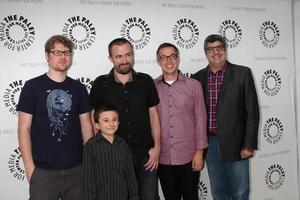 LOS ANGELES, AUG 13 -  Justin Roiland, Atticus Shaffer, Maxwell Atoms, Noah Z. Jones, Dana Snyder at the Disney s Fish Hooks PaleyFest Family 2011 Event at Paley Center for Media on the August 13, 2011 in Beverly HIlls, CA photo