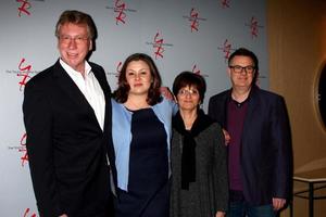 LOS ANGELES, FEB 27 -  Steve Kent, Angelica McDaniel, Jill Farren Phelps, Josh Griffith at the Hot New Faces of the Young and the Restless press event at the CBS Television City on February 27, 2013 in Los Angeles, CA photo