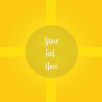 yellow cross plain vector background