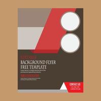 Flyer Background Design. Template Layout for Flyer. vector