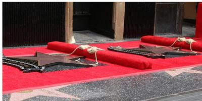 LOS ANGELES, APR 11 -  Harvey Fierstein, Cyndi Lauper Stars before unveiling at the Harvey Fierstein and Cyndi Lauper Hollywood Walk of Fame Ceremony at the Pantages Theater on April 11, 2016 in Los Angeles, CA photo