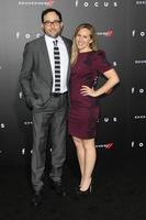 LOS ANGELES, FEB 24 -  P.J. Byrne, Jaime Nicole Padula at the Focus Premiere at TCL Chinese Theater on February 24, 2015 in Los Angeles, CA photo