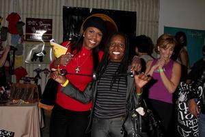 LOS ANGELES, NOV 20 -  Omarosa and Mom, Forbes Riley at the Connected s Celebrity Gift Suite celebrating the 2010 American Music Awards at Ben Kitay Studios on November 20, 2010 in Los Angeles, CA photo