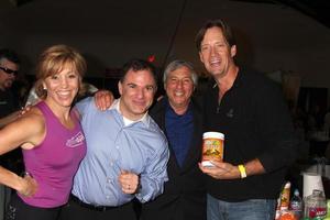 LOS ANGELES, NOV 20 -  Forbes Riley, Gil R. Tatarsky, Victor Zeines, Kevin Sorbo at the Connected s Celebrity Gift Suite celebrating the 2010 American Music Awards at Ben Kitay Studios on November 20, 2010 in Los Angeles, CA photo