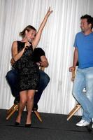 LOS ANGELES, AUG 27 -  Sharon Case givning Daniel Goddard a lap dance for his birthday while attending the Daniel Goddard Fan Event 2011 at the Universal Sheraton Hotel on August 27, 2011 in Los Angeles, CA photo