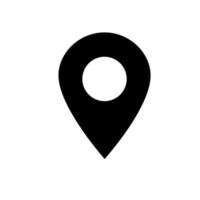 Travel Map pin sign location vector icon