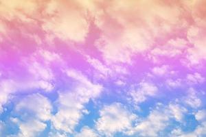 Beautiful cloud on blue sky background photo