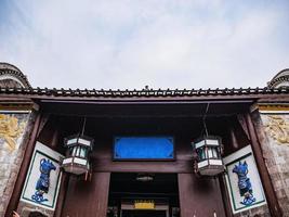 arquitectura china en el casco antiguo de fenghuang .la ciudad antigua de phoenix o el condado de fenghuang es un condado de la provincia de hunan, china foto