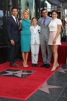 LOS ANGELES, OCT 12 -  Kelly Ripa, Mark Consuelos, Michael Joseph Consuelos, Lola Grace Consuelos, Joaquin Antonio Consuelos at the Kelly Ripa Hollywood Walk of Fame Ceremony at the Hollywood Walk of Fame on October 12, 2015 in Los Angeles, CA photo