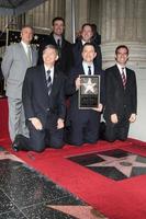 LOS ANGELES -JAN 25 -  Leron Gubler, Jimmy Kimmel, Gil Garcetti, Carson Daly at the Hollywood Walk of Fame ceremony for Jimmy Kimmel at Hollywood Boulevard, near Highland on January 25, 2013 in Los Angeles, CA photo