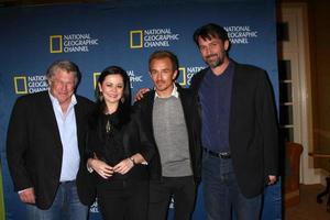 LOS ANGELES, JAN 3 -  Graham Beckel, Geraldine Hughes, Jesse Johnson and Billy Campbell arrives at the National Geographic Channels  2013 Winter TCA Cocktail Party at Langham Huntington Hotel on January 3, 2013 in Pasadena, CA photo