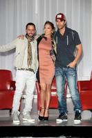 LOS ANGELES, APR 30 - Yandel, Jennifer Lopez, Enrique Iglesias at a press conference for Yandel, Jennifer Lopez and Enrique Iglesias to announce their Summer Tour at Boulevard3 on April 30, 2012 in Los Angeles, CA photo