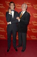 LOS ANGELES, DEC 15 - George Lazenby, with the George Lazenby Wax figure at the Madame Tussauds Hollywood Reveals All Six James Bonds In Wax at the TCL Chinese Theater on December 15, 2015 in Los Angeles, CA photo