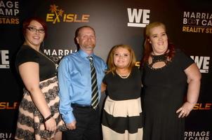 LOS ANGELES, NOV 19 - Lauryn Shannon, Mike Sugar Bear Thompson, Alana Honey Boo Boo Thompson, Mama June Shannon at the Premieres Of Marriage Boot Camp Reality Stars and Ex-isle at the Le Jardin on November 19, 2015 in Los Angeles, CA photo