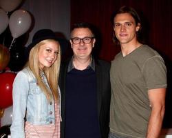 LOS ANGELES, MAR 26 - Melissa Ordway, Josh Griffith, Hartley Sawyer attends the 40th Anniversary of the Young and the Restless Celebration at the CBS Television City on March 26, 2013 in Los Angeles, CA photo