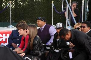 LOS ANGELES, JAN 26 - Katherine Jackson, Blanket Jackson, Prince Jackson, Paris Jackson at the Michael Jackson Immortalized Handprint and Footprint Ceremony at Graumans Chinese Theater on January 26, 2012 in Los Angeles, CA photo