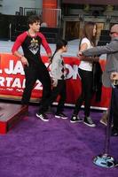 LOS ANGELES, JAN 26 - Prince Michael Jackson, Prince Michael Jackson, II aka Blanket Jackson, Paris Jackson at the Michael Jackson Immortalized Handprint and Footprint Ceremony at Graumans Chinese Theater on January 26, 2012 in Los Angeles, CA photo