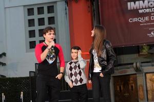 LOS ANGELES, JAN 26 - Prince Michael Jackson, Prince Michael Jackson, II aka Blanket Jackson, Paris Jackson at the Michael Jackson Immortalized Handprint and Footprint Ceremony at Graumans Chinese Theater on January 26, 2012 in Los Angeles, CA photo