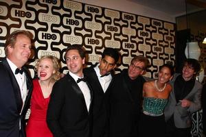 LOS ANGELES, JAN 13 - Jeff Daniels, Alison Pill, Thomas Sadoski, Dev Patel, Aaron Sorkin, Olivia Munn, John Gallagher Jr arrives at the 2013 HBO Post Golden Globe Party at Beverly Hilton Hotel on January 13, 2013 in Beverly Hills, CA photo