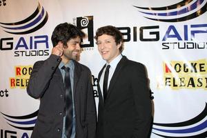 LOS ANGELES, SEPT 22 - Adrian Grenier, Gabriel Sunday arriving at the premiere of Archie s Final Project  presented by Big Air Studios, Rocket Releasing, and Interscope Records at The Laemmle Monica 4-Plex on September 22, 2011 in Santa Monica, CA photo