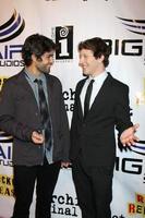 LOS ANGELES, SEPT 22 - Adrian Grenier, Gabriel Sunday arriving at the premiere of Archie s Final Project  presented by Big Air Studios, Rocket Releasing, and Interscope Records at The Laemmle Monica 4-Plex on September 22, 2011 in Santa Monica, CA photo