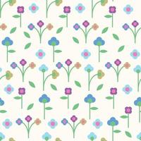 Geometric Floral Pattern vector