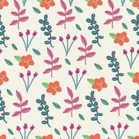 Cute Floral Seamless Pattern vector