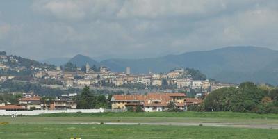 ciudad alta en bérgamo foto