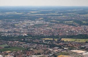 Aerial view of Paris photo