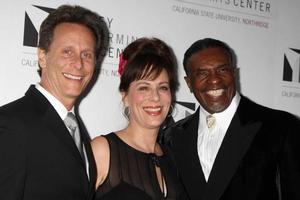 LOS ANGELES, JAN 29 - Steven Weber, Jane Kaczmarek, Keith David arrives at the Valley Performing Arts Center Opening Gala at California State University, Northridge on January 29, 2011 in Northridge, CA photo