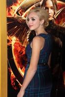 m LOS ANGELES, NOV 17 - Peyton List at the The Hunger Games - Mockingjay Part 1 Premiere at the Nokia Theater on November 17, 2014 in Los Angeles, CA photo
