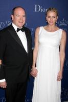 LOS ANGELES, OCT 8 - His Serene Highness Prince Albert II of Monaco, Her Serene Highness Princess Charlene of Monaco at the Princess Grace Foundation Gala 2014 at Beverly Wilshire Hotel on October 8, 2014 in Beverly Hills, CA photo