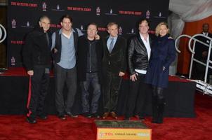 LOS ANGELES, JAN 5 - Robert Forster, Channing Tatum, Tim Roth, Christoph Waltz, Quentin Tarantino, Zoe Bell at the Quentin Tarantino Hand and Footprints Ceremony at the TCL Chinese Theater IMAX on January 5, 2016 in Los Angeles, CA photo