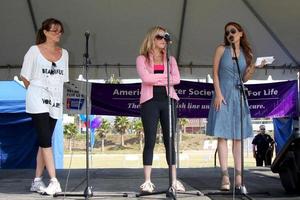 LOS ANGELES, JUL 30 - Nancy Grahn, Julie Marie Berman, Lisa LoCicero at the 2nd Annual American Cancer Society s Hollywood Relay For Life  at Helen Bernstein High School on July 30, 2011 in Los Angeles, CA photo