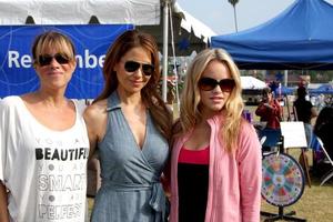 LOS ANGELES, JUL 30 - Nancy Grahn, Lisa LoCicero, Julie Marie Berman at the 2nd Annual American Cancer Society s Hollywood Relay For Life  at Helen Bernstein High School on July 30, 2011 in Los Angeles, CA photo