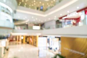 abstract blur and defocused luxury shopping mall and retail store for background photo