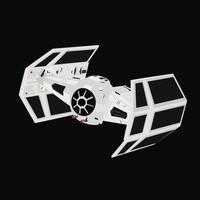 Darth Vader's TIE Fighter vector