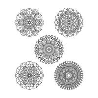 conjunto de vectores de mandala