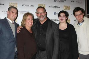 LOS ANGELES, NOV 2 - Eric Christiansen, family at the Searching for Home - Coming Back From War Premiere Screening Event at the ArcLight Theaters on November 2, 2015 in Sherman Oaks, CA photo