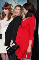 LOS ANGELES, JUN 18 - Lorene Scafaria, Drew Barrymore, Diablo Cody arrives at the Seeking A Friend For The End Of The World LAFF Premiere at Regal Cinemas at LA Live on June 18, 2012 in Los Angeles, CA photo