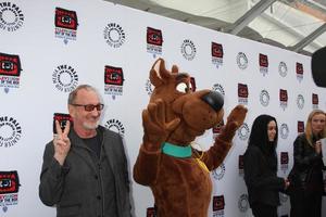 LOS ANGELES, APR 12 - Robert Englund, Scooby-Doo arrives at Warner Brothers Television - Out of the Box Exhibit Launch at Paley Center for Media on April 12, 2012 in Beverly Hills, CA photo