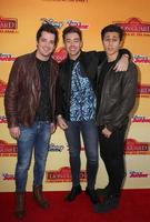 LOS ANGELES, NOV 14 - The Scheme, Kyle Carpenter, Kristofer James, Aleksey Lopez at the The Lion Guard - Return Of The Roar Screening at the Walt Disney Studios on November 14, 2015 in Burbank, CA photo